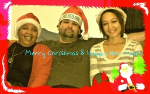 Peace, love and all that jazz Merry Christmas from my family to you!